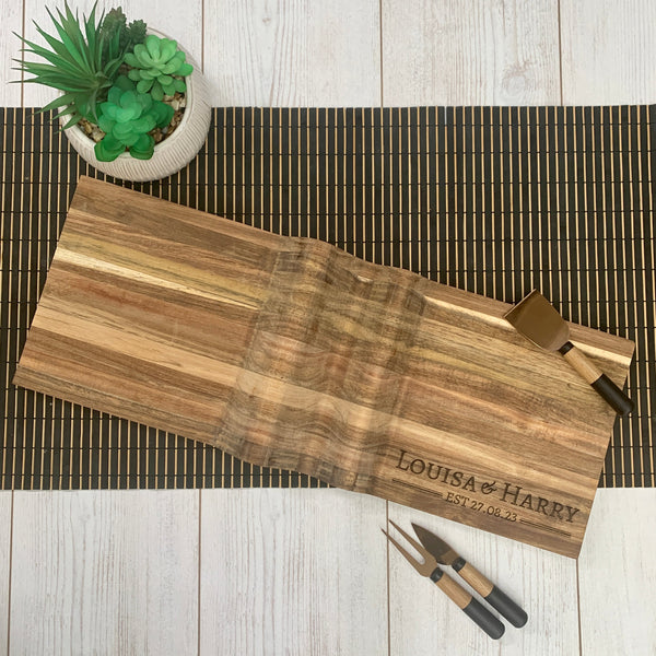 Large Wave Serving Board - Couple 23