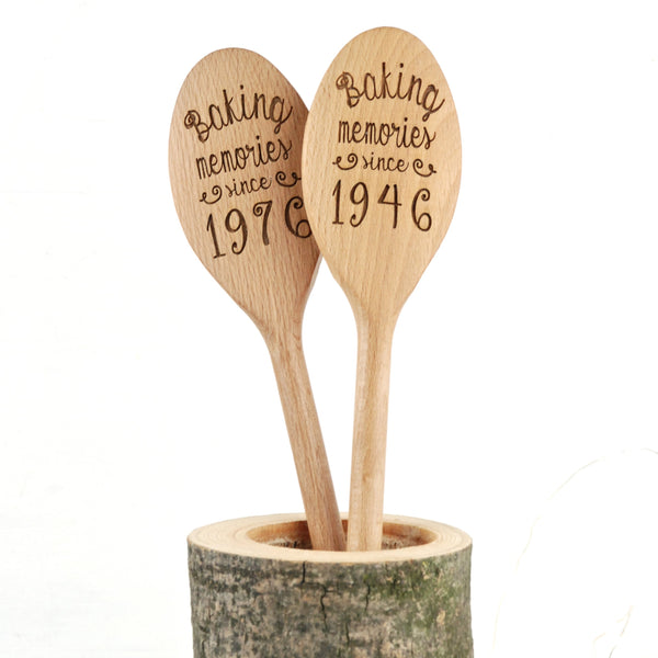 Personalised Baking Memories Wooden Spoon
