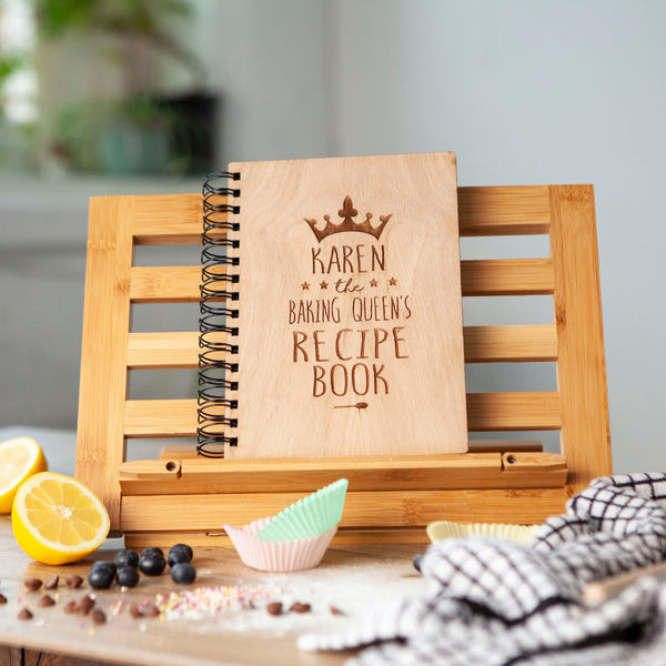 Personalised Recipe Book And Family Spoon Set