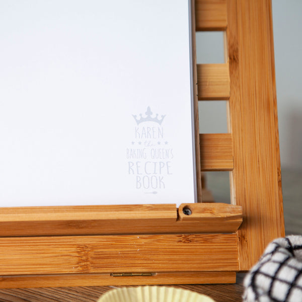 Personalised Recipe Book And Family Spoon Set