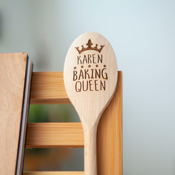 Personalised Recipe Book And Family Spoon Set