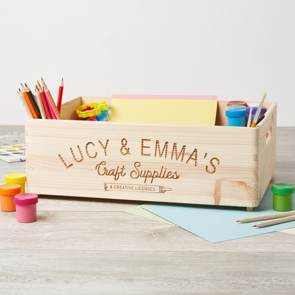 Personalised Large Craft Box