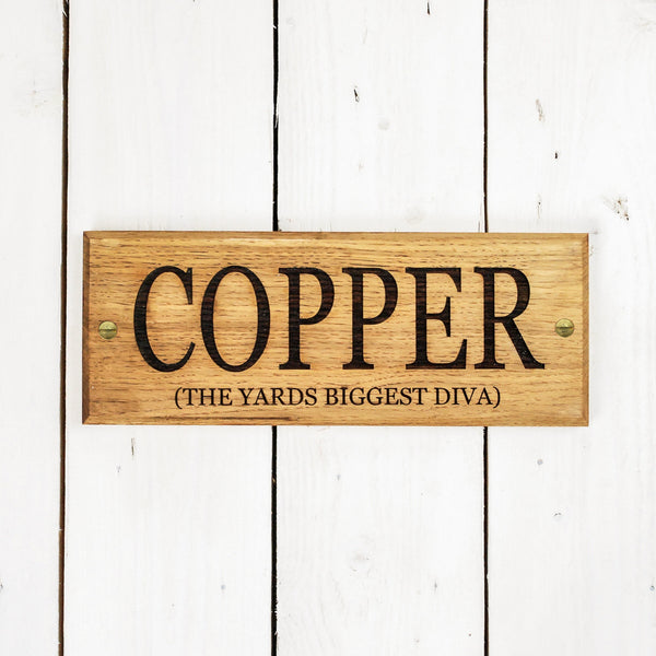 PERSONALISED STABLE DOOR SIGN