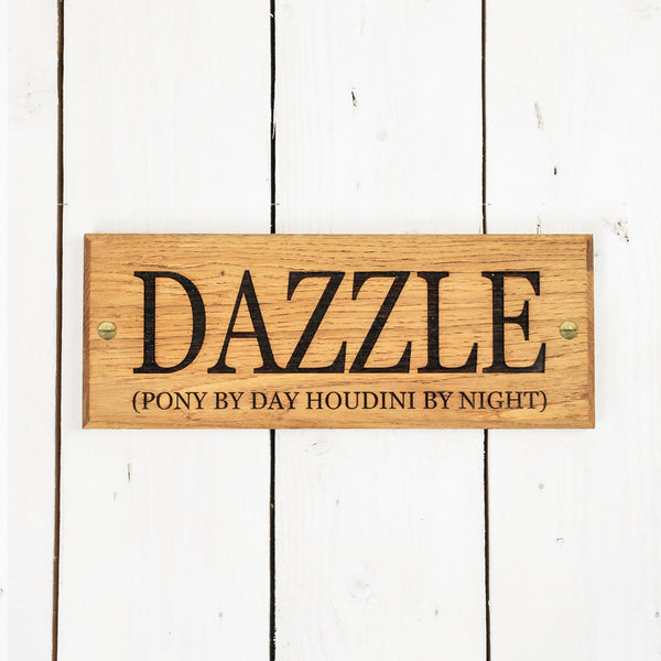 PERSONALISED STABLE DOOR SIGN
