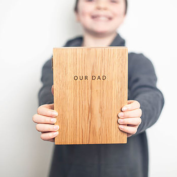 Personalised Oak Book Picture Frame