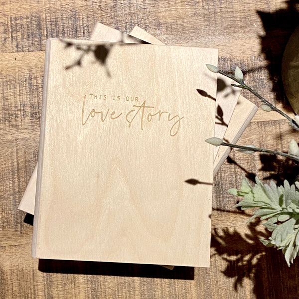 Personalised This Is Our Love Story Memory 'Book' Box