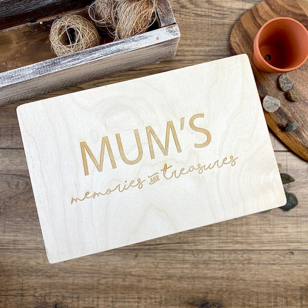 Personalised Memories and Treasure's Box