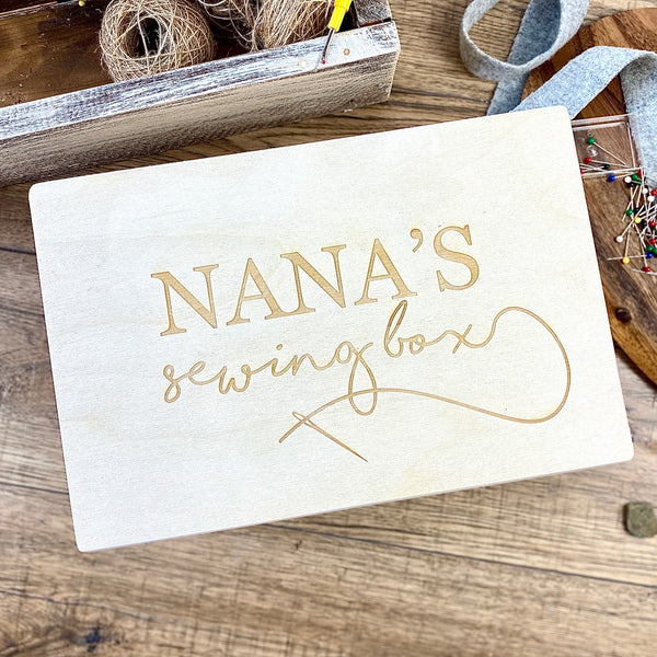 Personalised Sewing Box