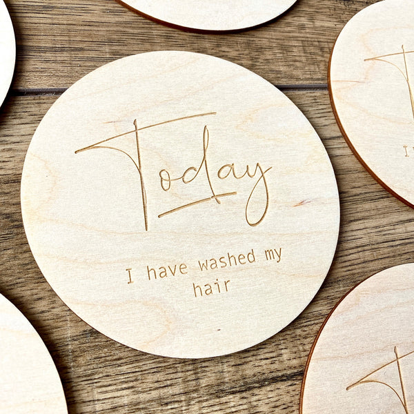 Personalised Honest Baby or Pregancy Milestone Disc