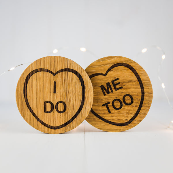 Personalised Heart Coaster