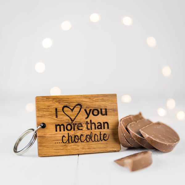 Personalised I Love You More Than…Keyring