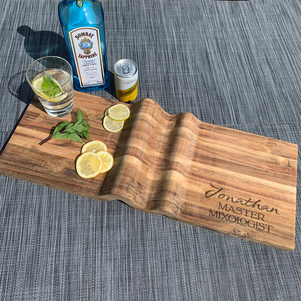 'Mixologist' Large Wave Serving Board