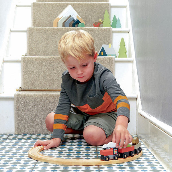 Treetops Toy Train Set