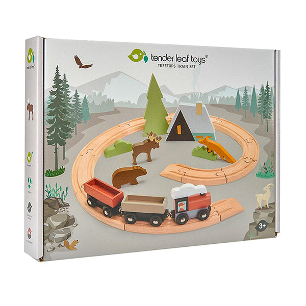 Treetops Toy Train Set