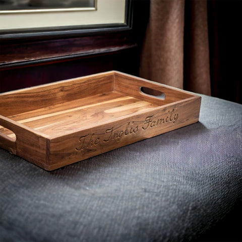 Family Wooden Serving Tray