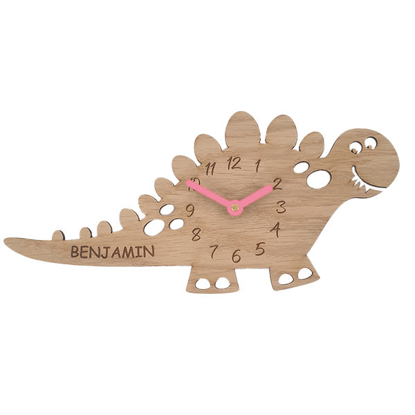 Dinosaur Wooden Clock