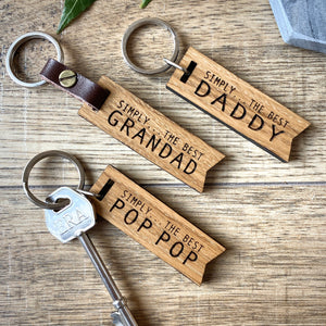 PERSONALISED SIMPLY THE BEST....KEYRING
