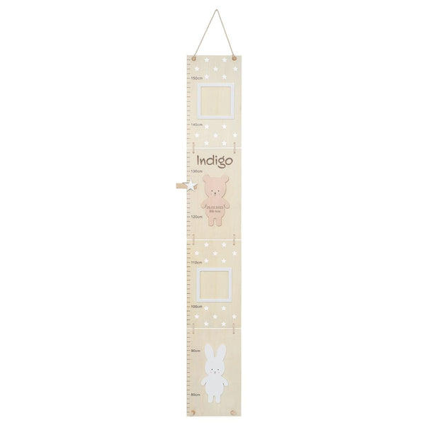 Wooden Teddy Hanging Growth Chart