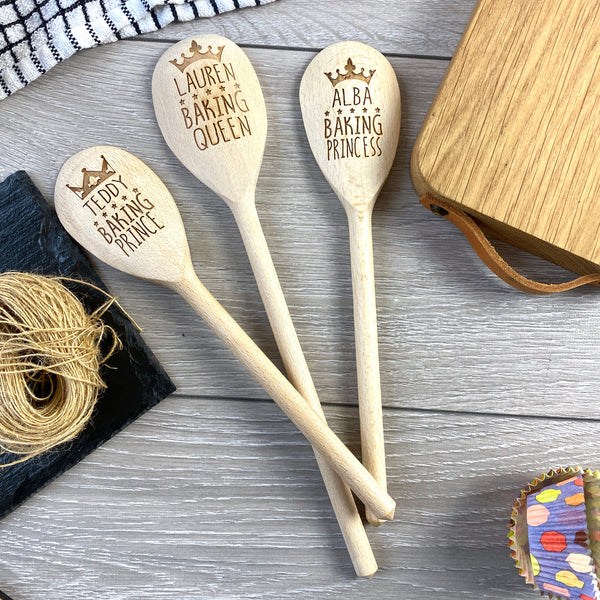 Personalised Recipe Book And Family Spoon Set