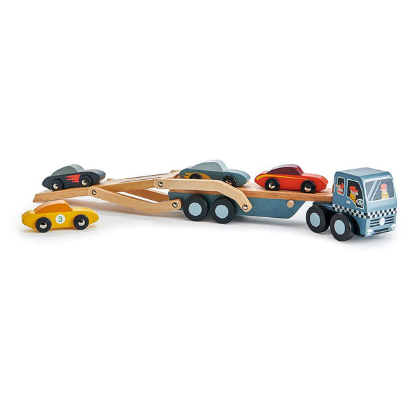 Wooden Toy Car Transporter