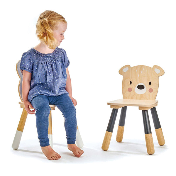 Forest Bear Wooden Children's Chair