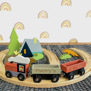 Treetops Toy Train Set
