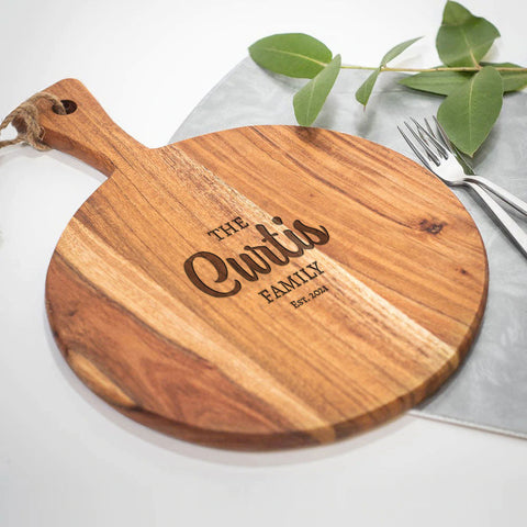 Round Serving Board