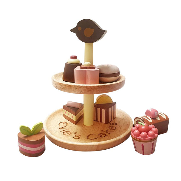 Wooden Toy Afternoon Tea Set