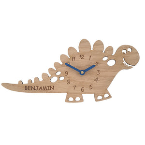 Dinosaur Wooden Clock