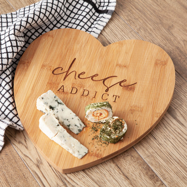 Personalised Cheese Addict Cheese Board