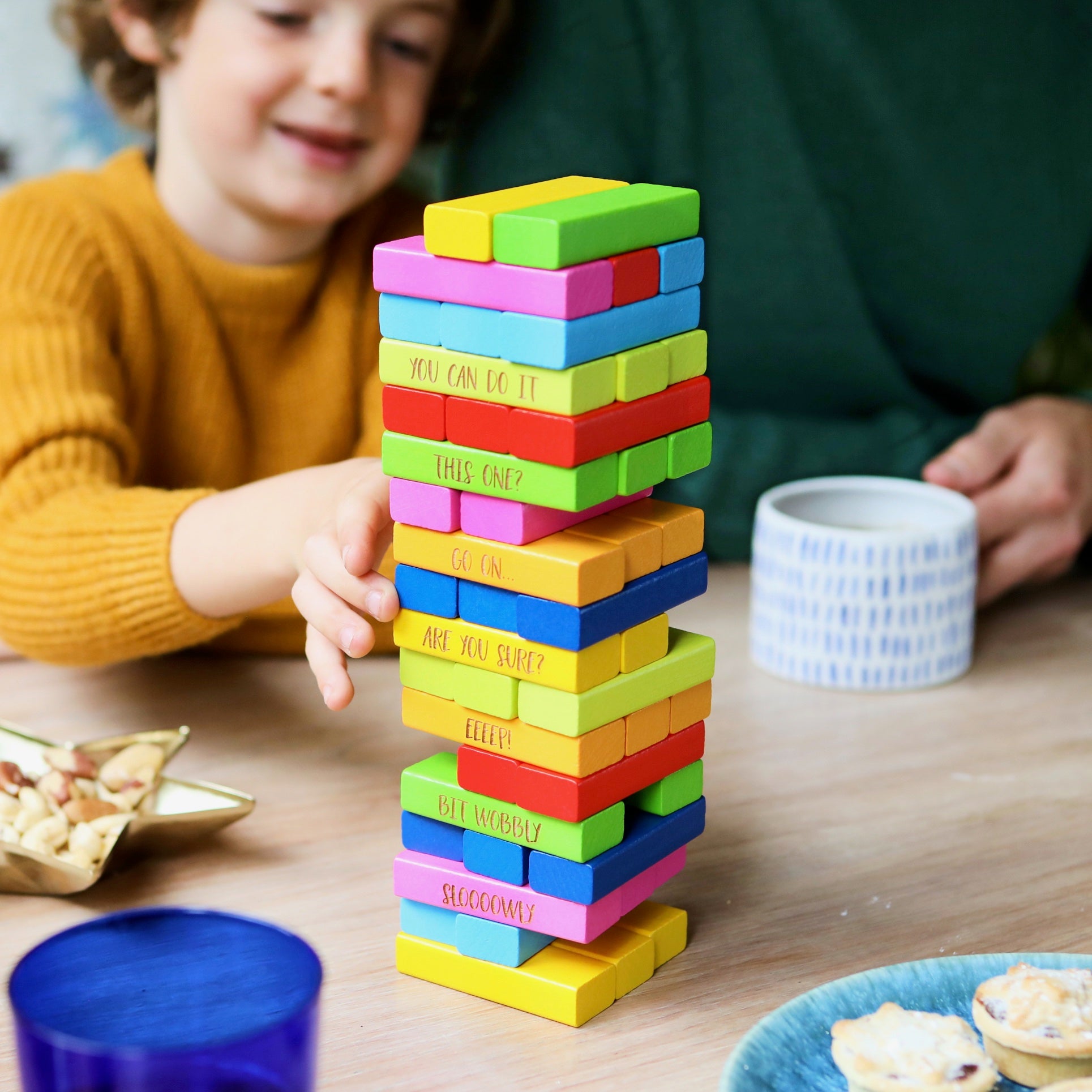Personalised Rainbow Stacking Tower