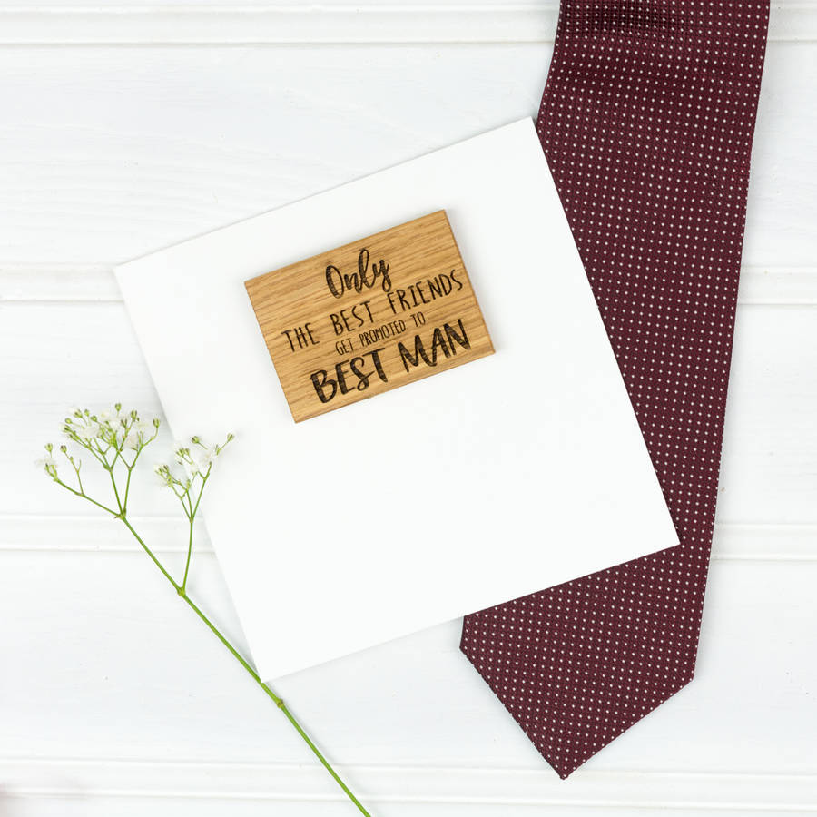 Personalised Be My Best Man Or Usher Card