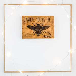 Personalised Bees Knees Magnet Gift Card