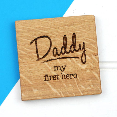 Personalised Daddy The Hero Coaster