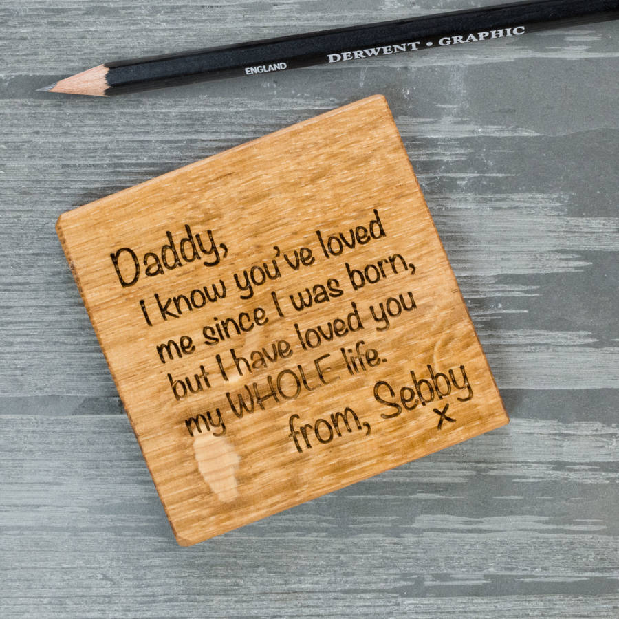 Personalised Letter to... Coaster